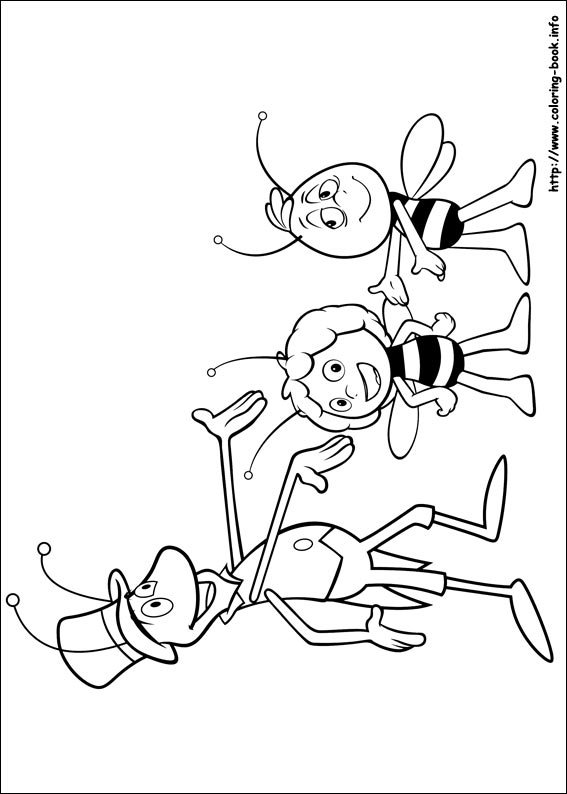 Maya the Bee coloring picture